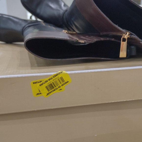 Micheal Kor's Preston Two Tone Leather Boot - Picture 5 of 9